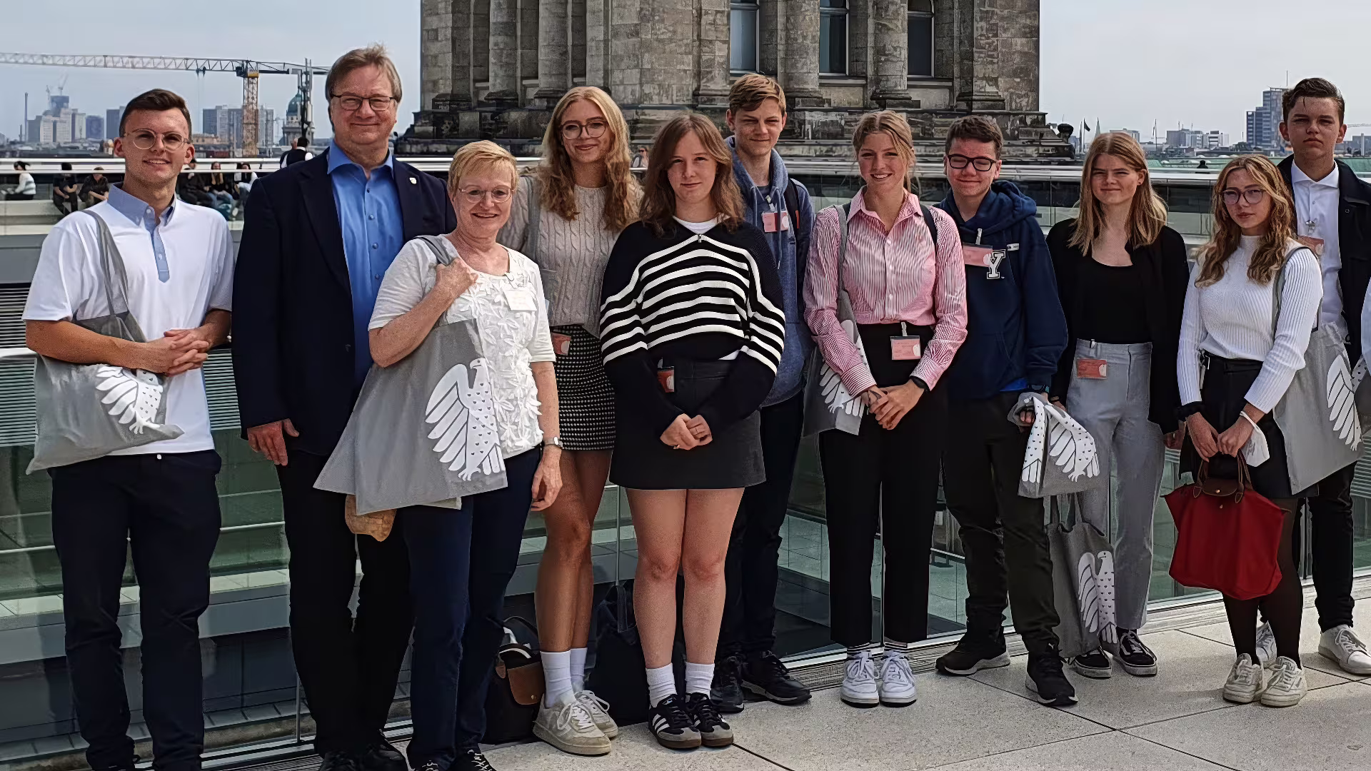 Model United Nations Projekt besucht den Bundestag