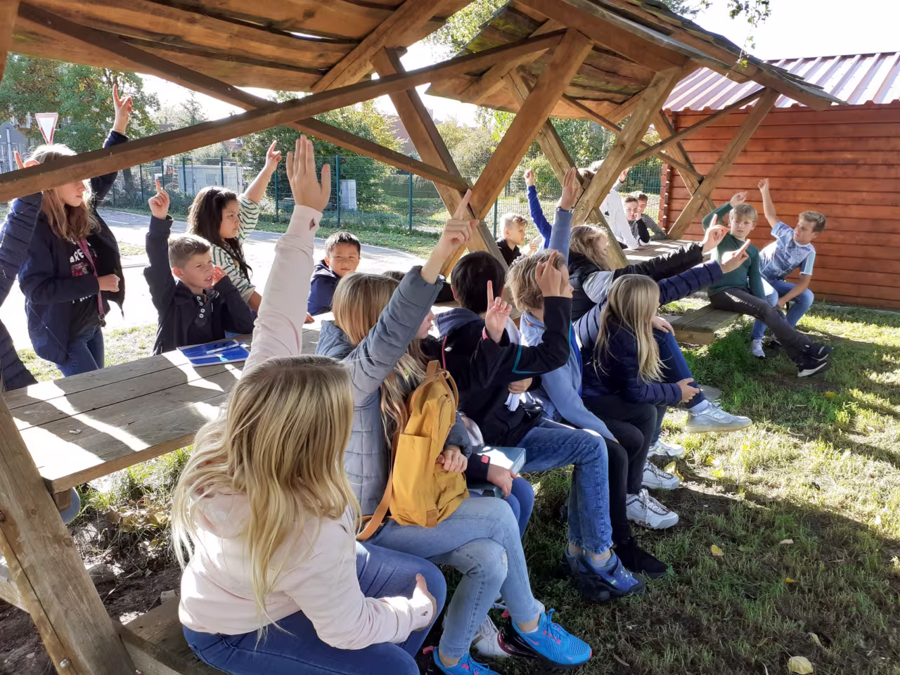 Übung im Verkehrsgarten