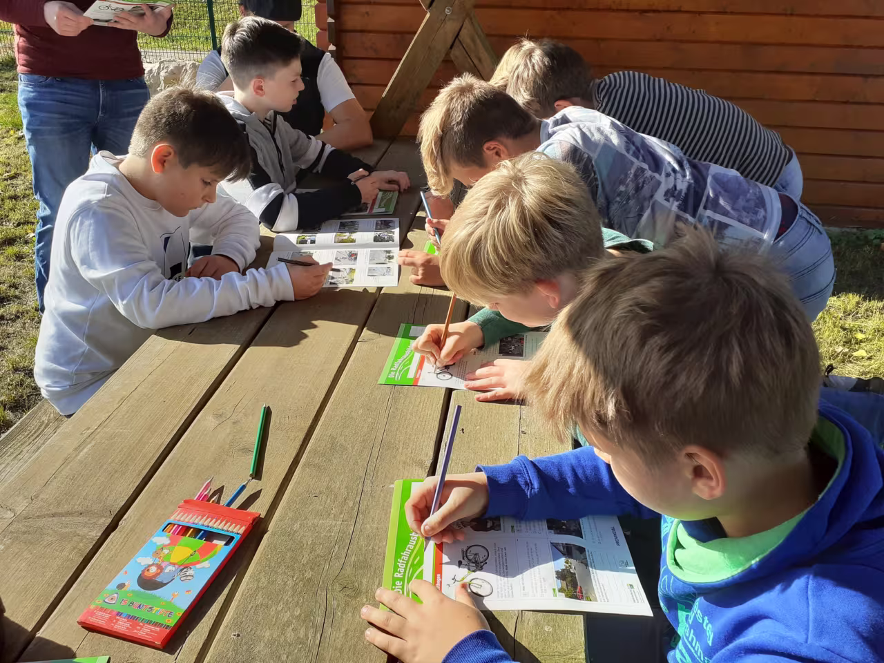 Übung im Verkehrsgarten