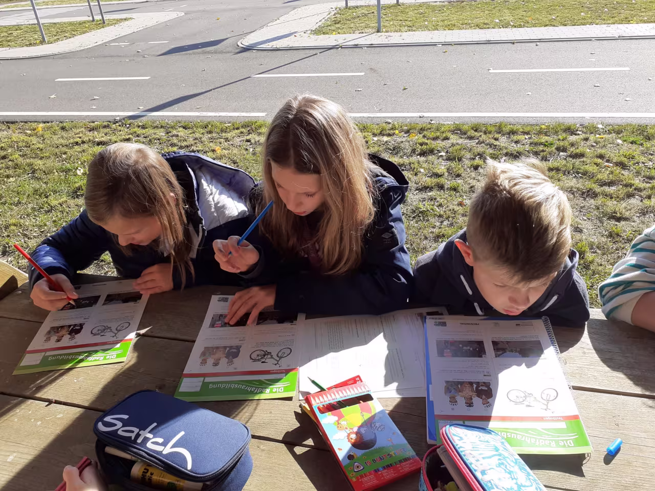 Übung im Verkehrsgarten