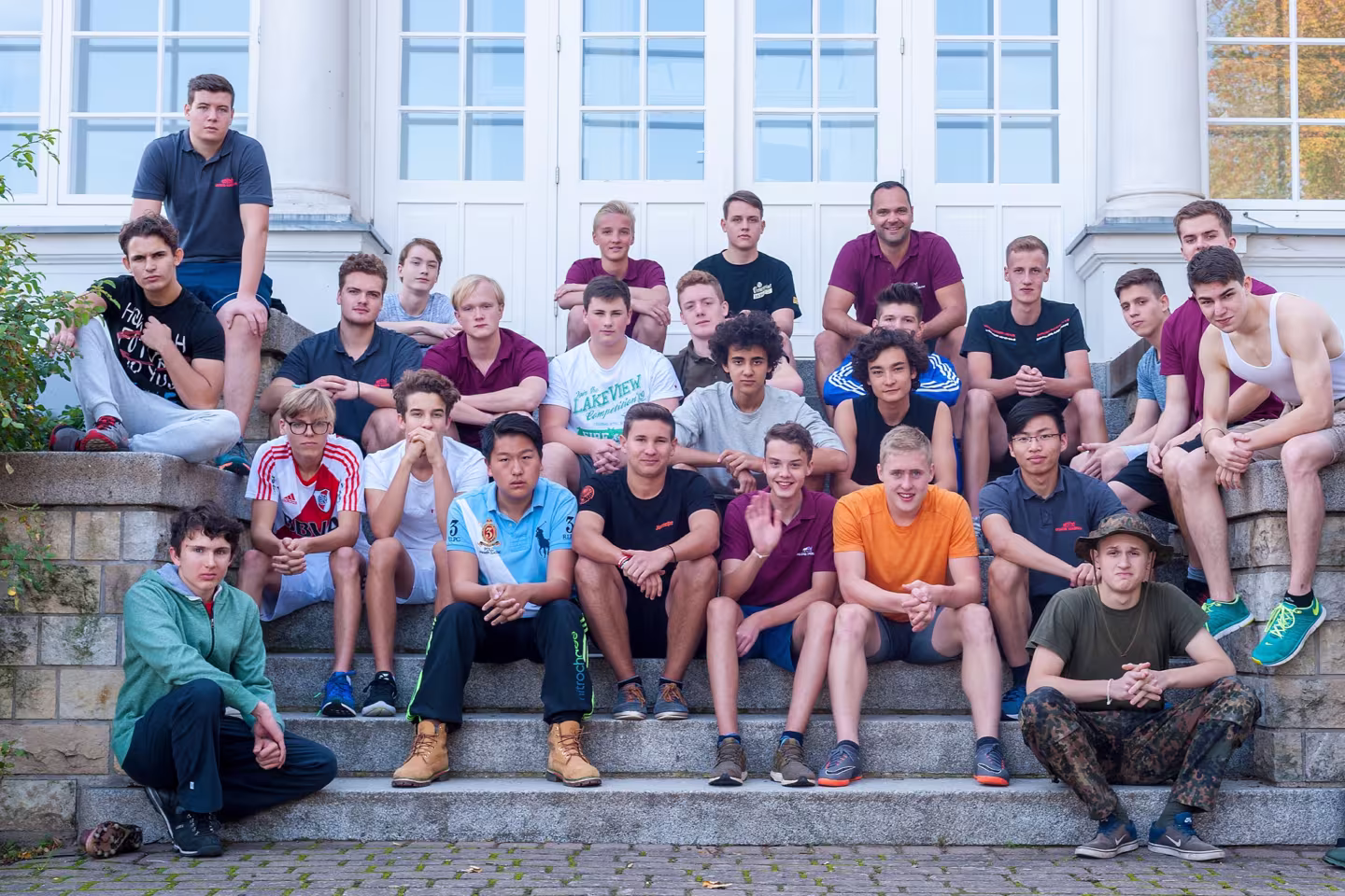 Boot-Camp-Zeit für die Schlossjungs