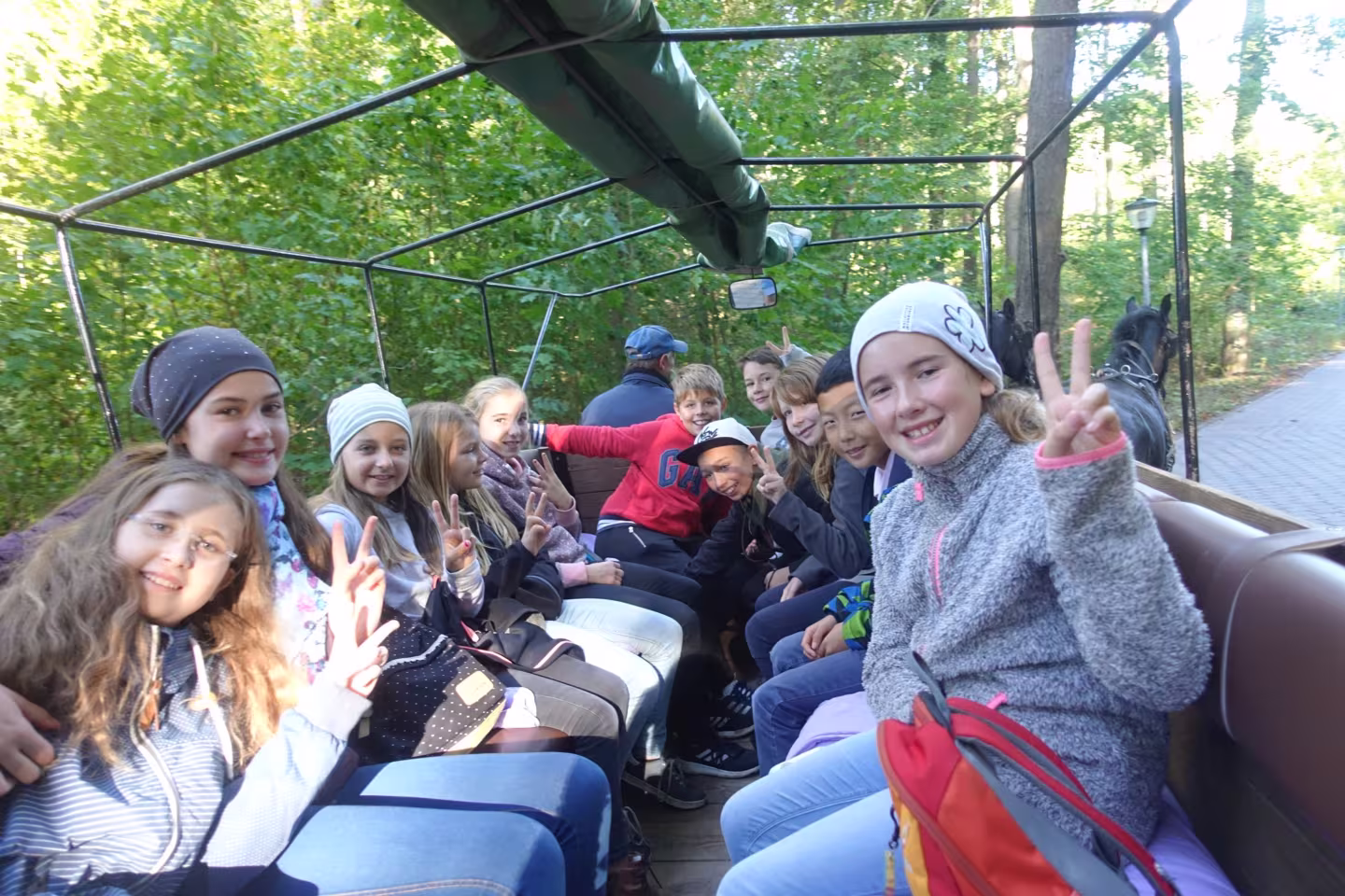 Klassenfahrt der 5a in die Feldberger Seenlandschaft