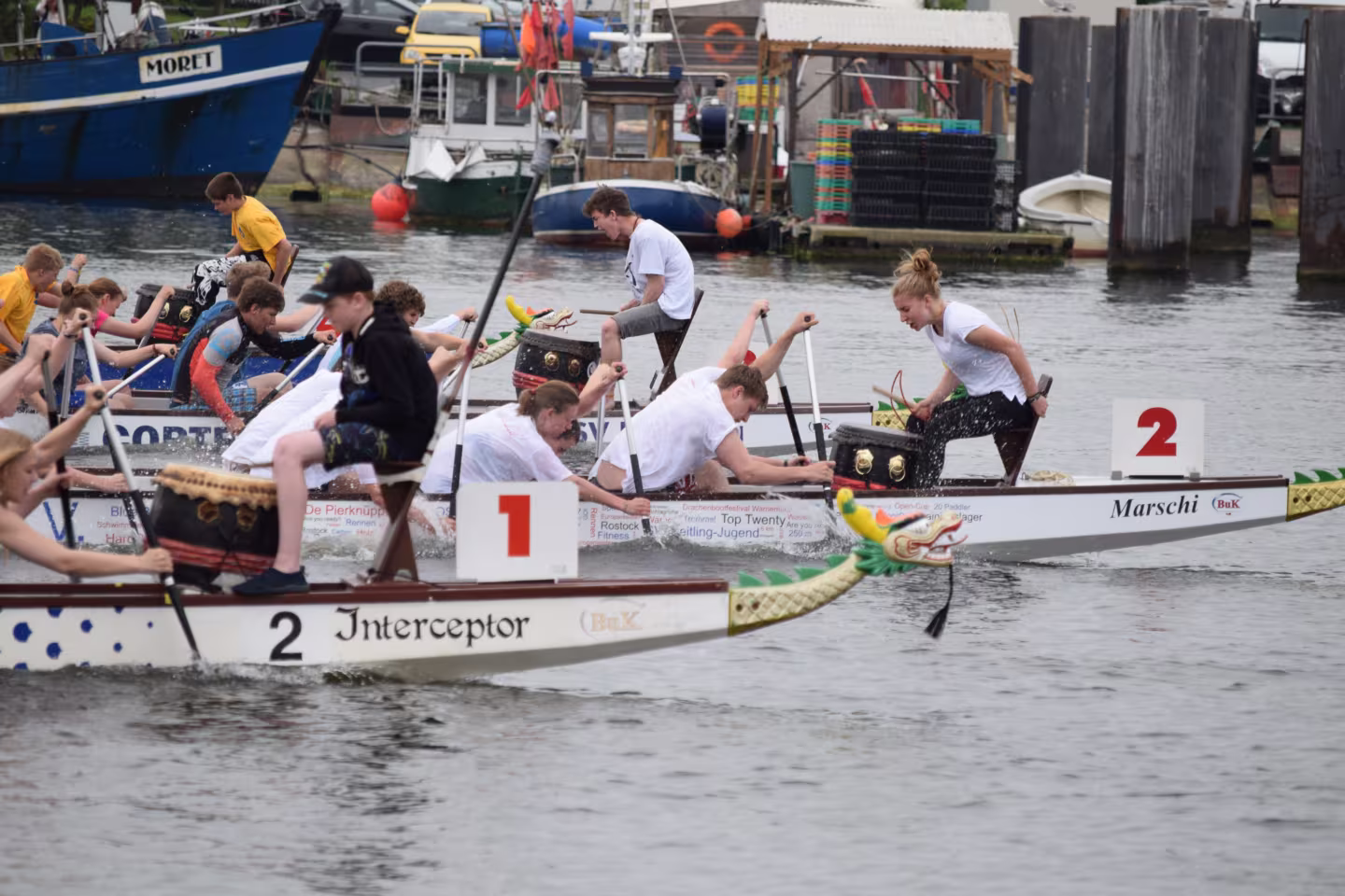 Torgelower Drachenboote haben wieder einmal die Nase vorn