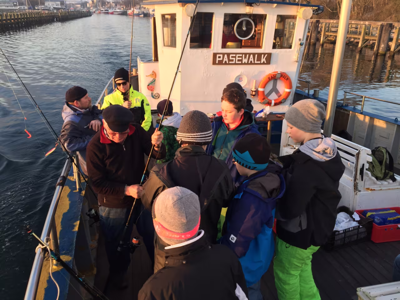 Torgelower Angelfreunde in Warnemünde