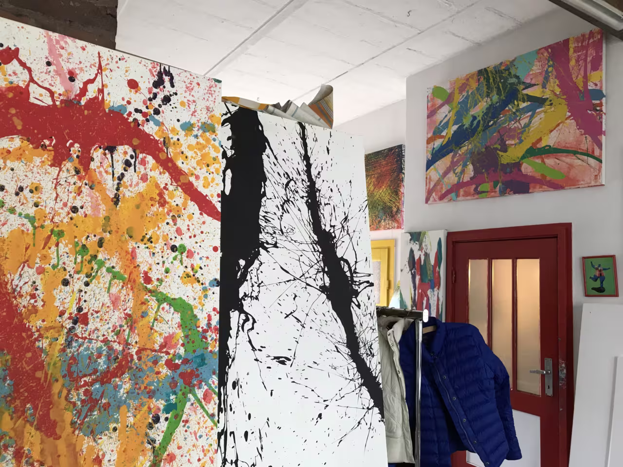 Action Painting am 2. IWO