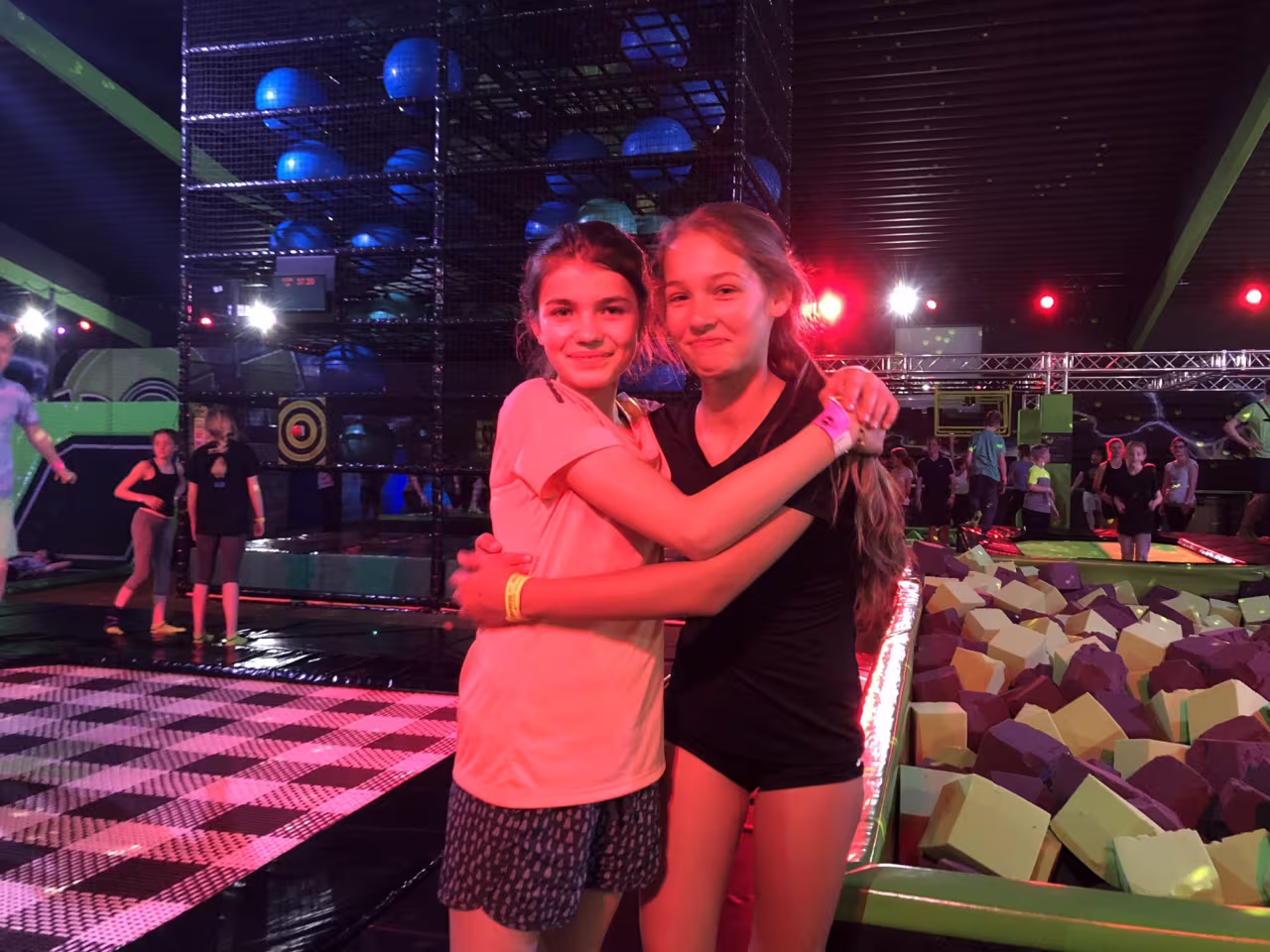 Besuch im Trampolinhaus in Rostock