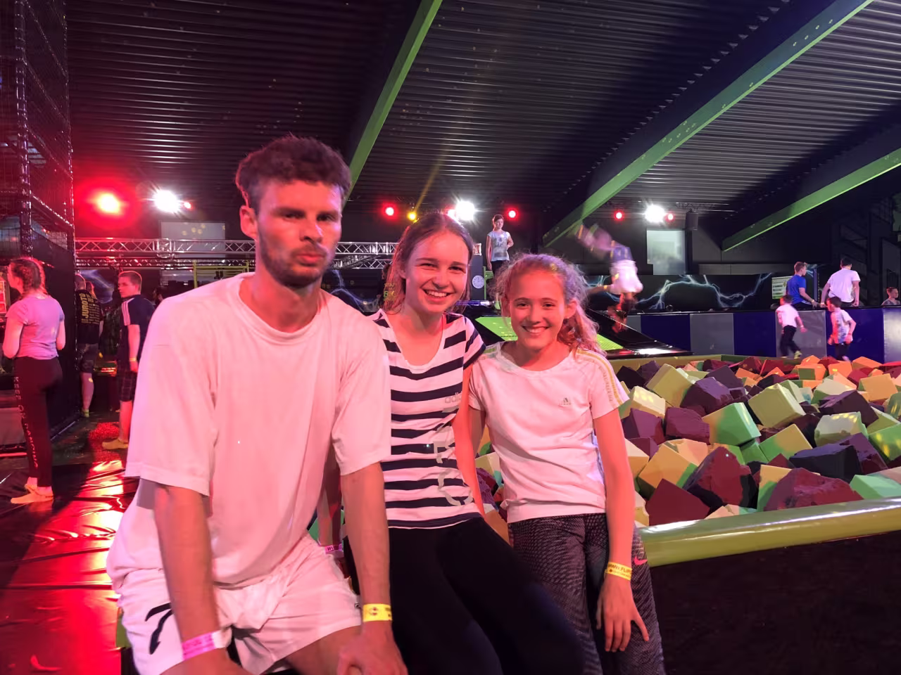 Besuch im Trampolinhaus in Rostock