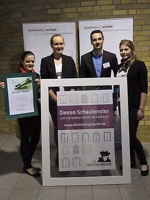 Die “Fenstergangster” stehen im Europafinale von business@school