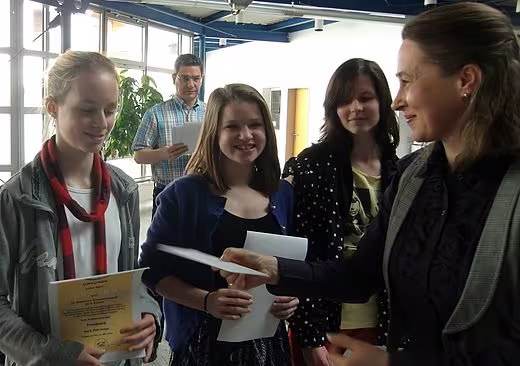 Vorlesewettbewerb moderne Fremdsprache