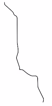 Streckenbild des ICE 25 von Bremen nach München Hbf: