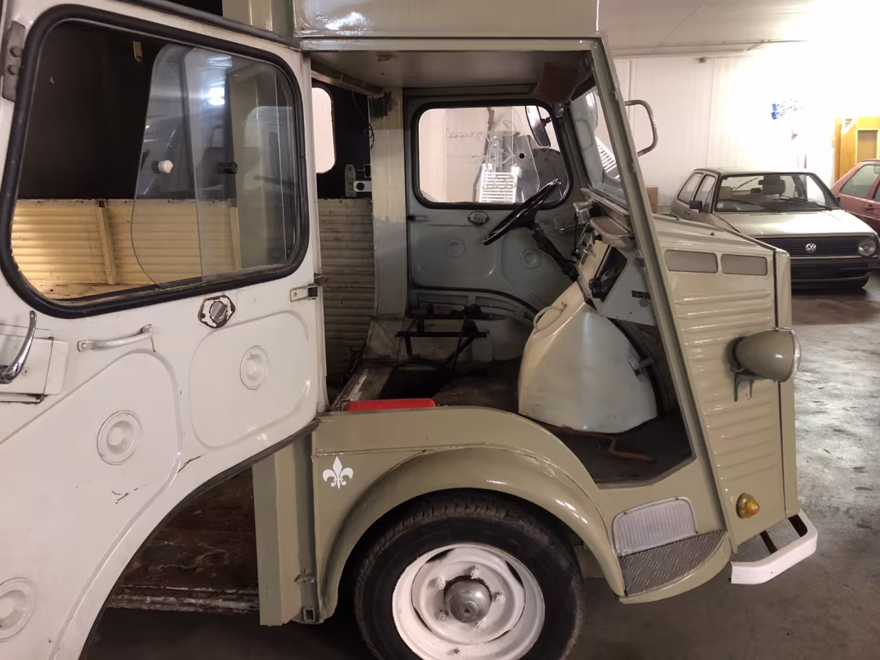 Stand der Foodtruck-Restauration