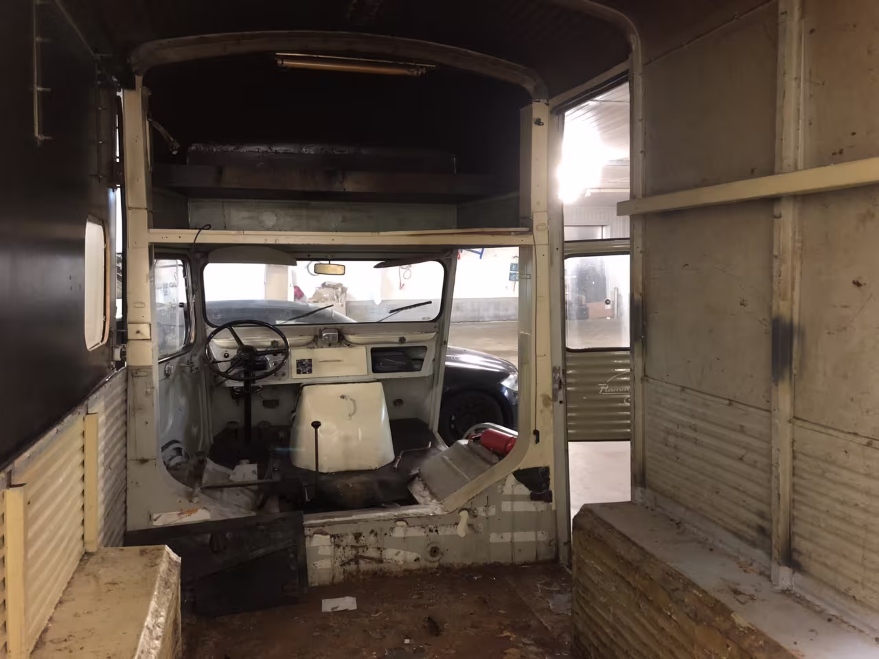 Stand der Foodtruck-Restauration