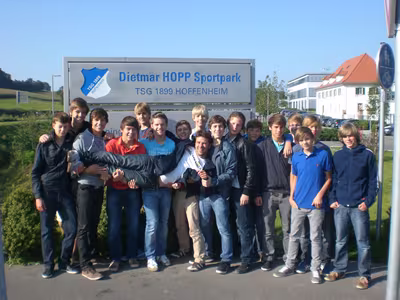 Fußballteam in Heidelberg