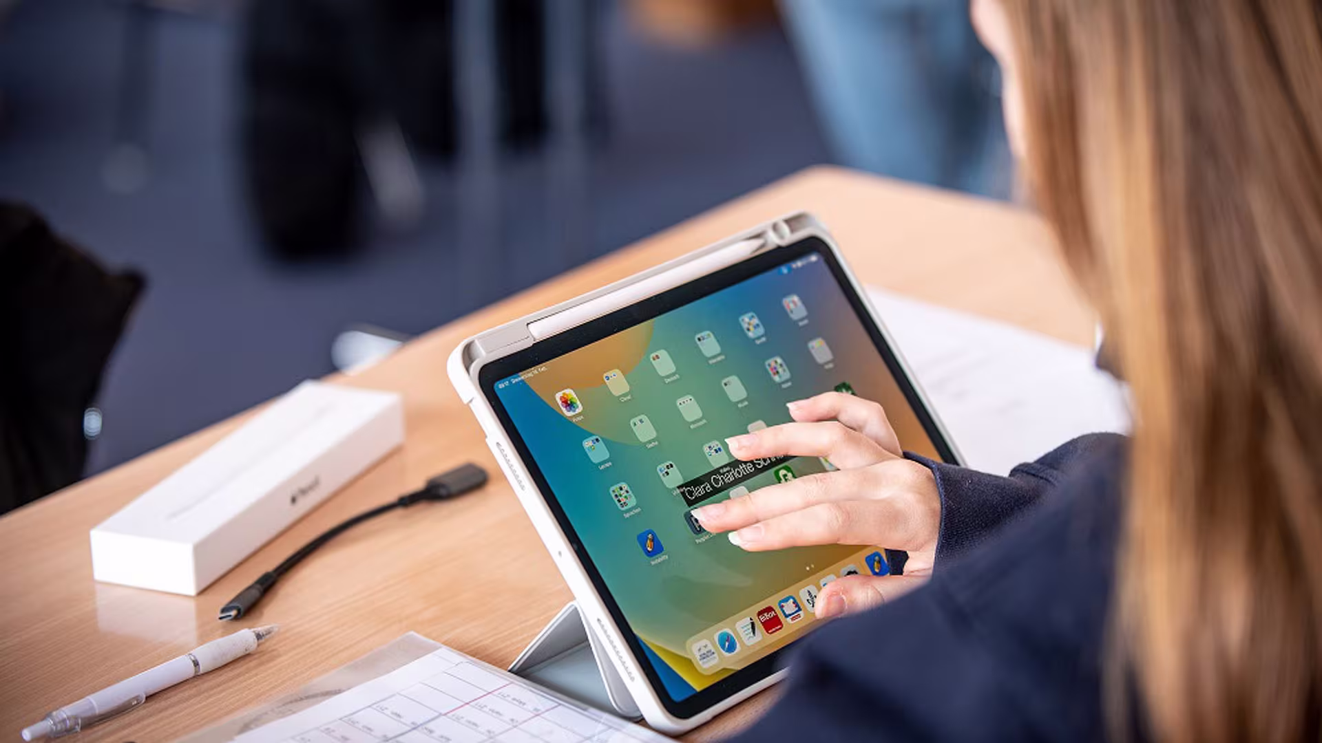 iPad lessons at school