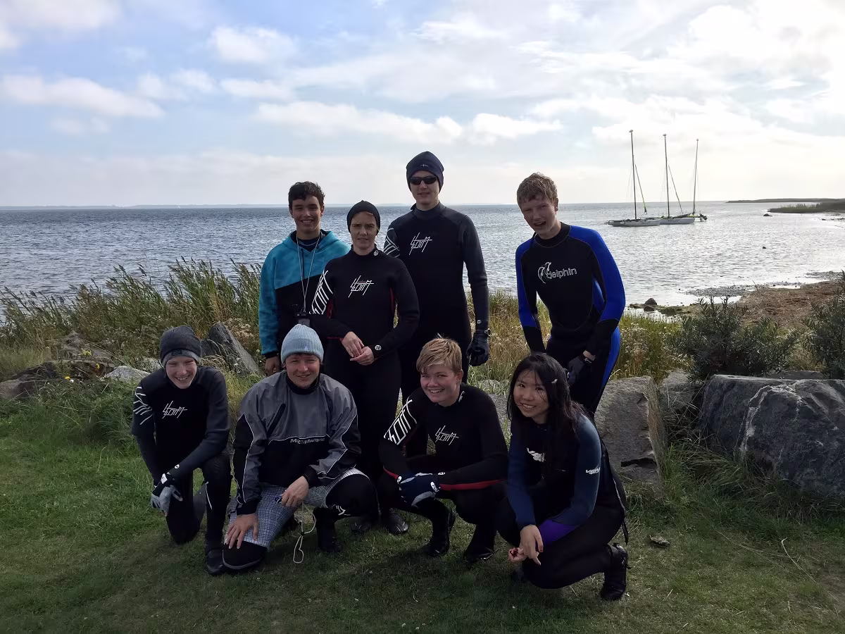 Catsegeln auf dem Strelasund