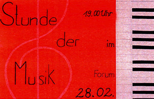 Einladung zur „Stunde der Musik“ am 28.02.2008, um 19.00 Uhr