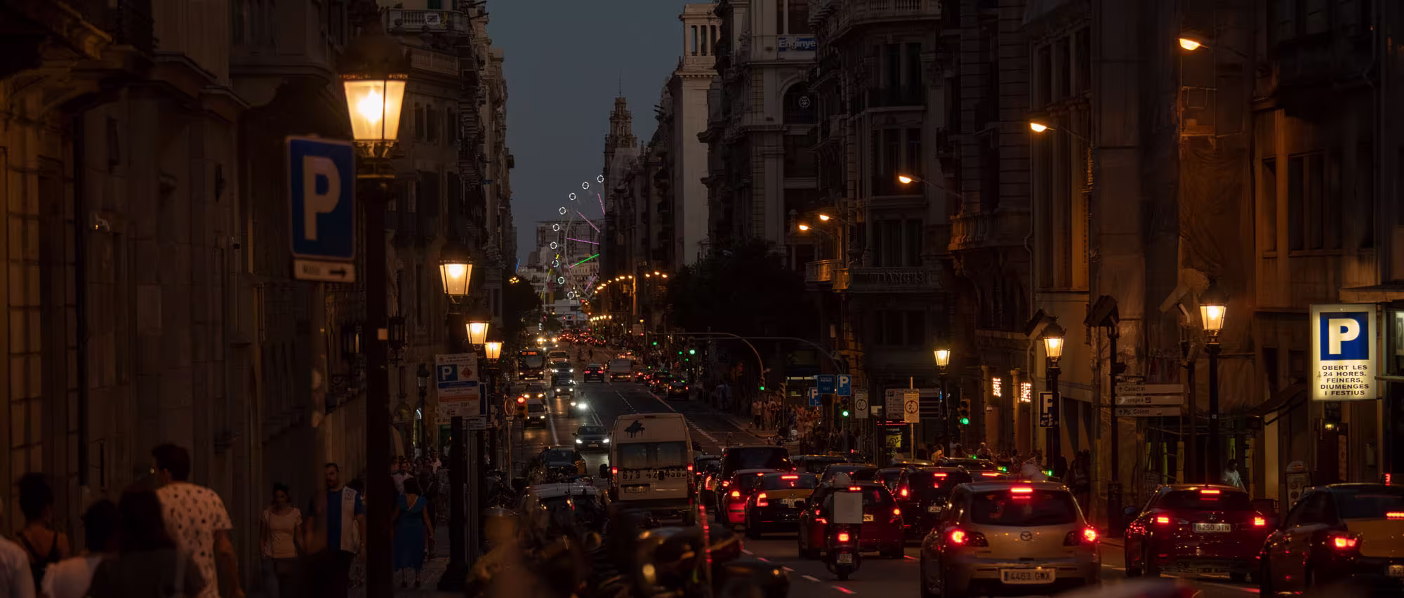 Musikperformance in Barcelona