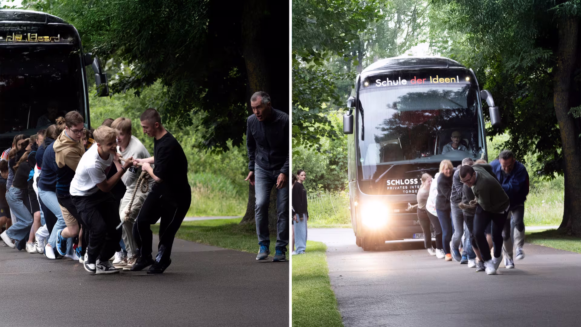 Teamcompetition mit Tradition: Busziehen!