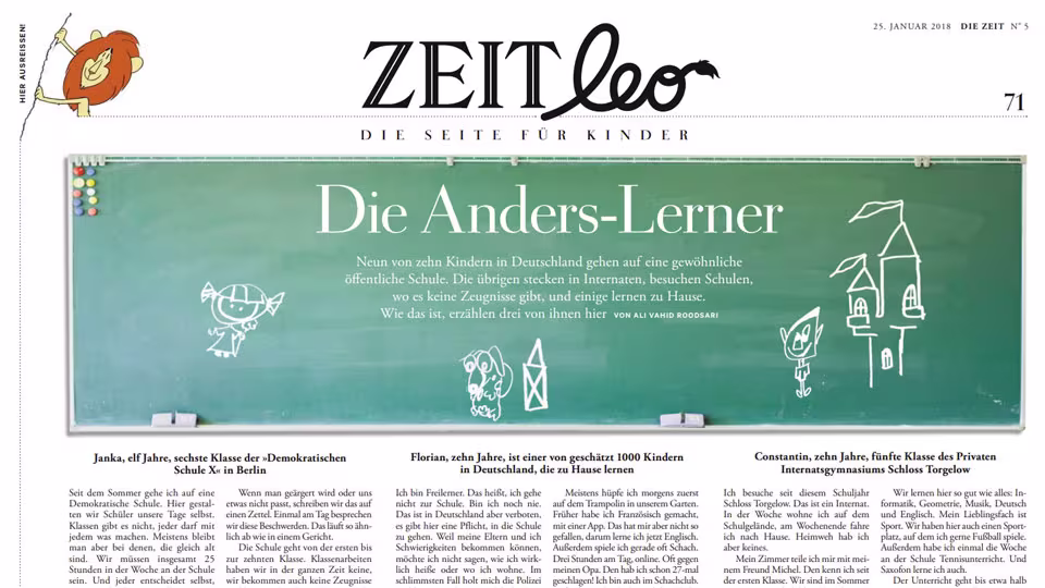 Die Zeit:
Die Anders-Lerner