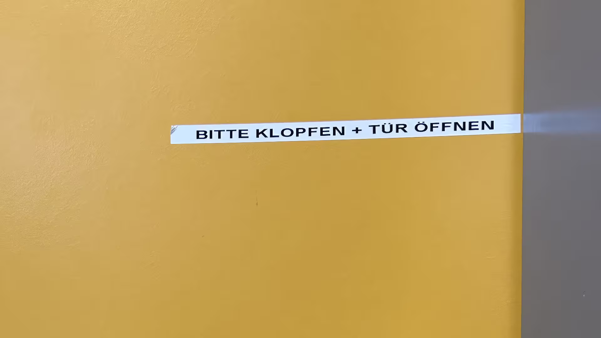 Lieblingsbild: Höflichkeit wird großgeschrieben