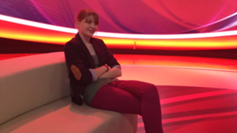 Rebecca Fischer bei der ZDF Show Superhirn 2011