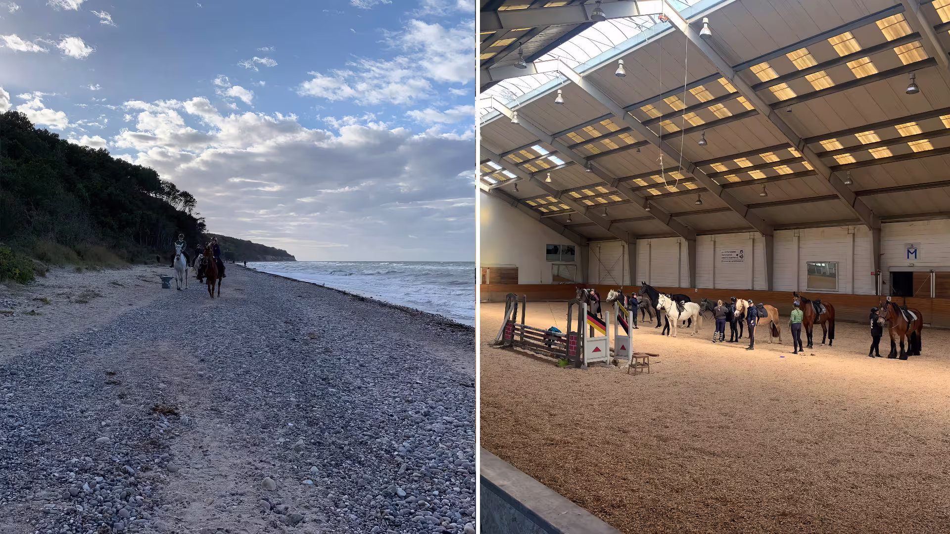 Reiten am Meer