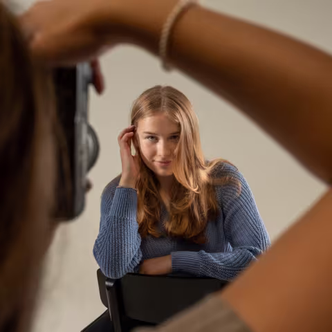 Projekte auf Schloss Torgelow: Fotografie Projekt Fotografie: Schüler beim Foto-Shooting