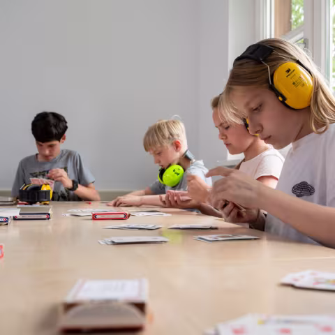 Projekte auf Schloss Torgelow: Gedächtnistraining Schüler beim Gedächtnistraining